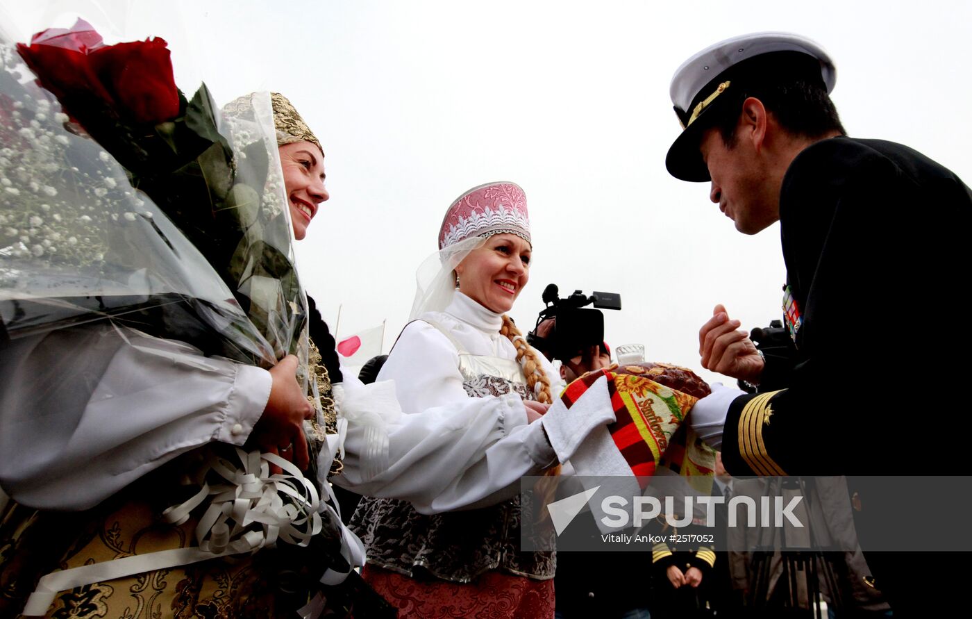Japanese Maritime Self-Defense Force destroyer Hamagiri visits Vladivostok