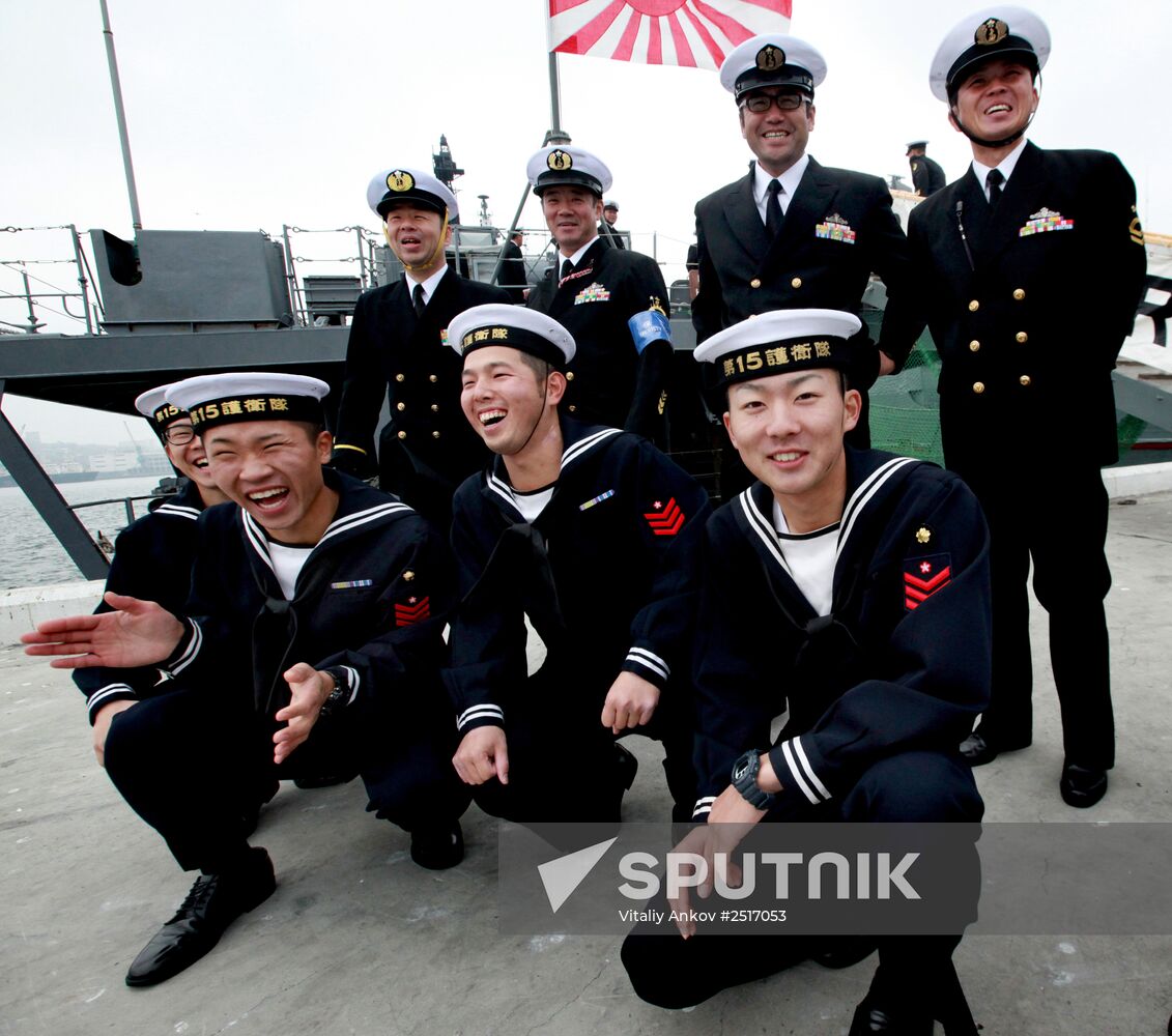 Japanese Maritime Self-Defense Force destroyer Hamagiri visits Vladivostok