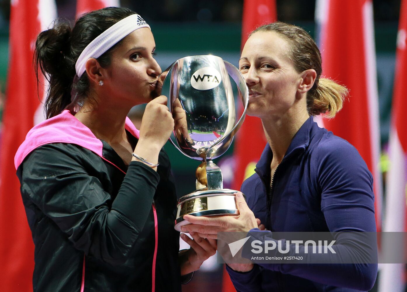 Tennis. WTA finals. Day Seven