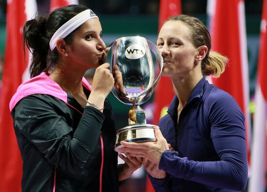 Tennis. WTA finals. Day Seven