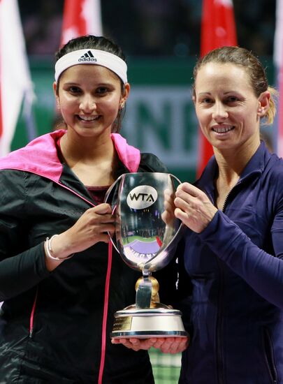 Tennis. WTA finals. Day Seven