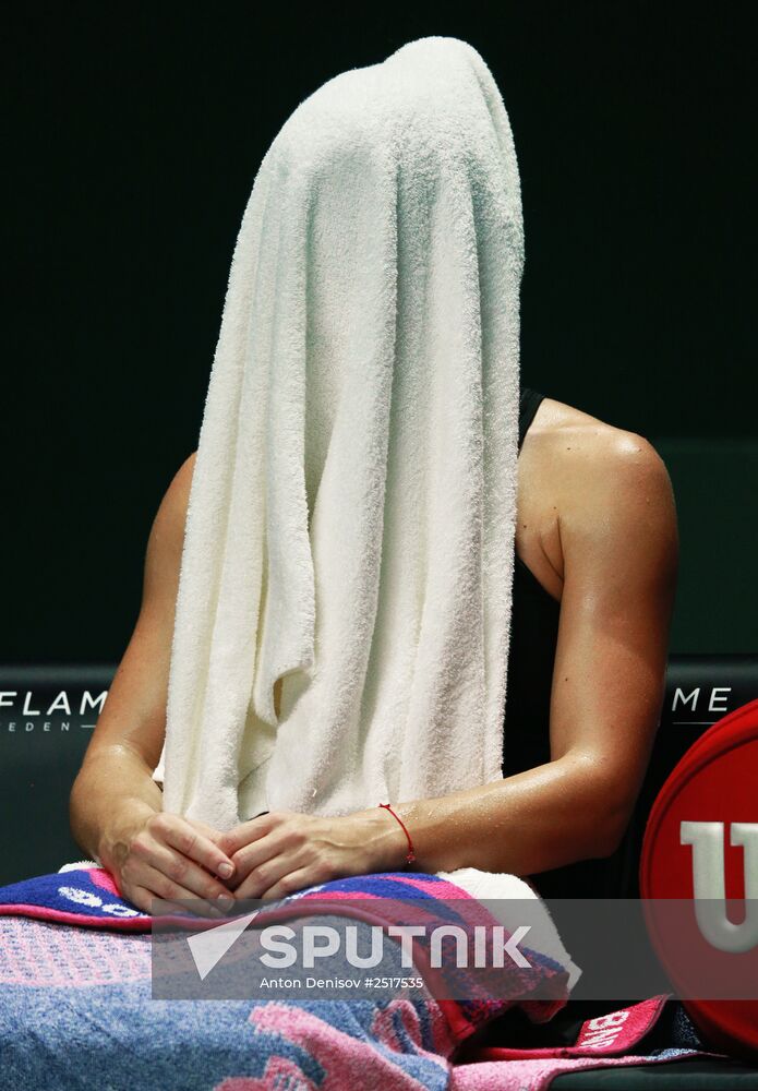 Tennis. WTA finals. Day Seven