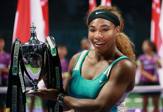 Tennis. WTA finals. Day Seven