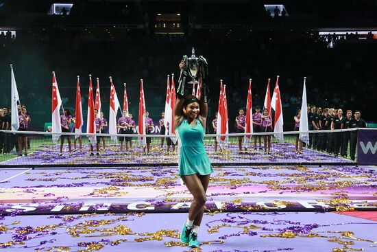 Tennis. WTA finals. Day Seven