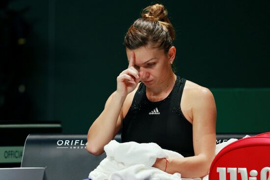 Tennis. WTA finals. Day Seven