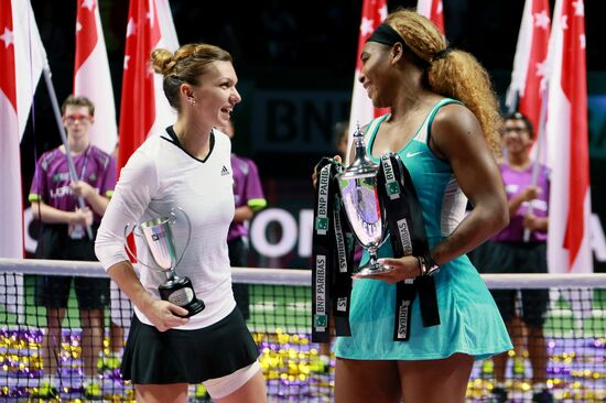 Tennis. WTA finals. Day Seven