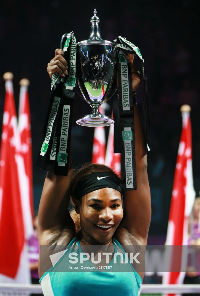 Tennis. WTA finals. Day Seven