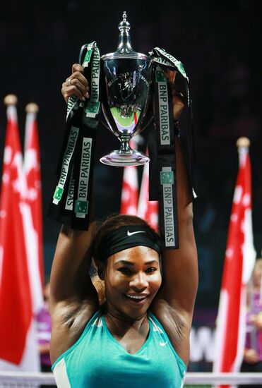 Tennis. WTA finals. Day Seven