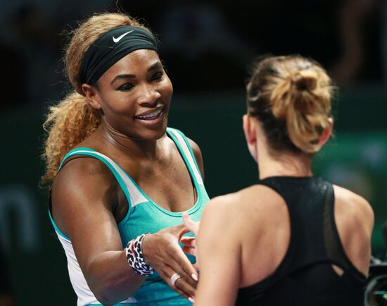 Tennis. WTA finals. Day Seven