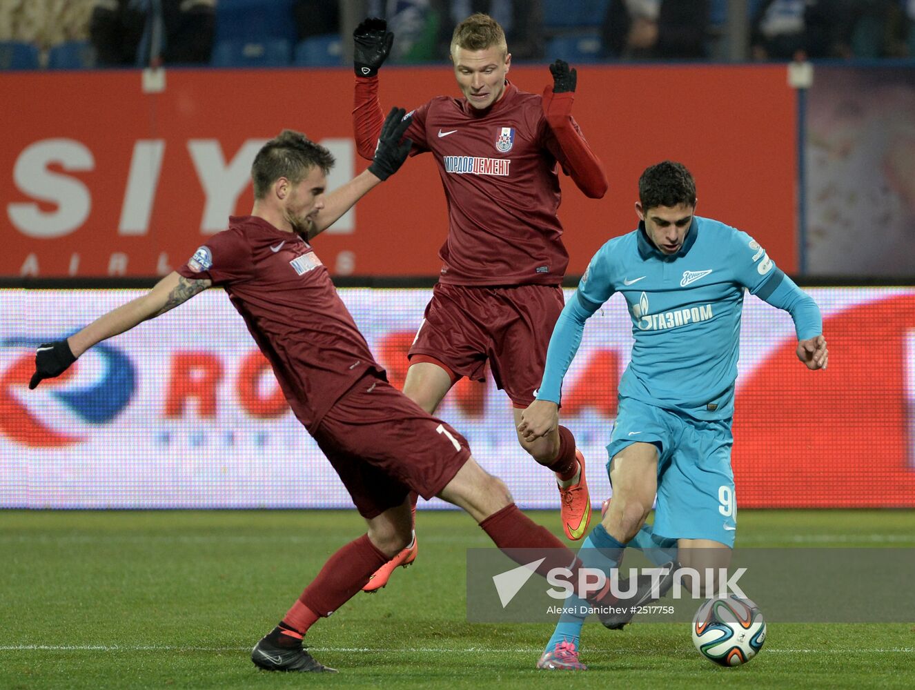 Russian Football Premier League. Zenit vs. Mordovia