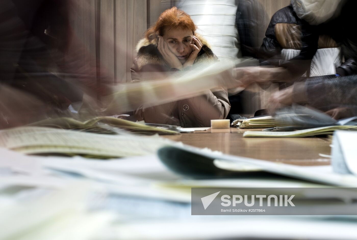 Counting ballots during election to Ukraine's Verkhovna Rada