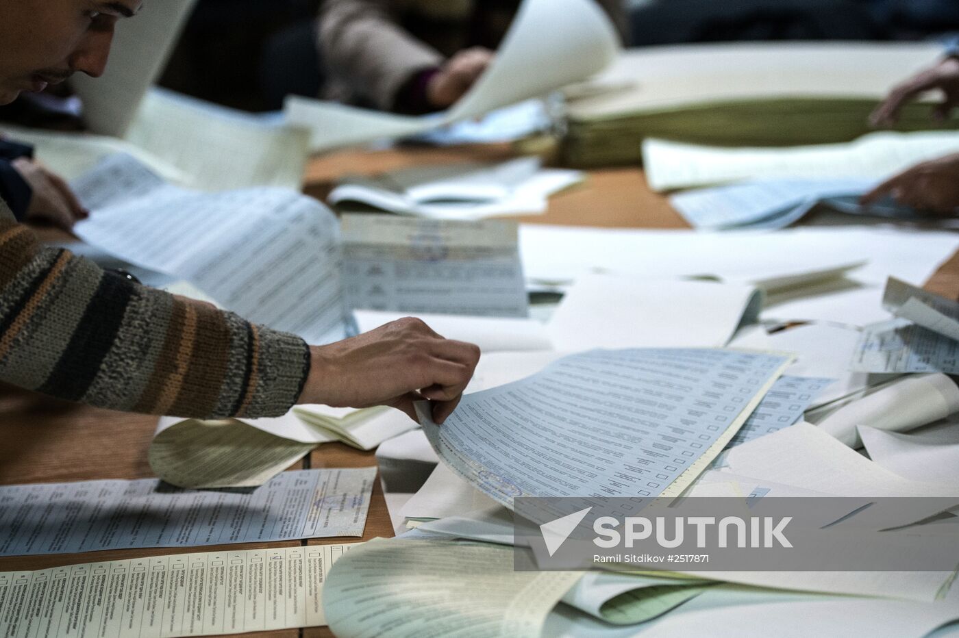 Vote count of elections to Ukraine's Verkhovna Rada