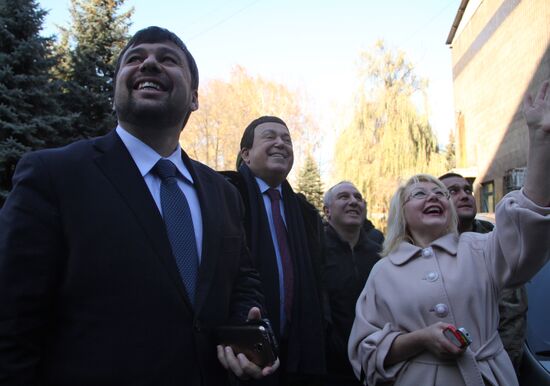 Singer Iosif Kobzon in Donetsk region