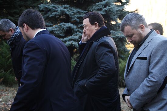 Singer Iosif Kobzon in Donetsk region