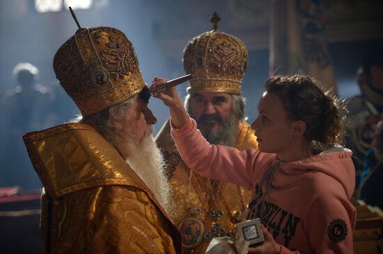 Shooting of Alexei Uchitel's film "Matilda"