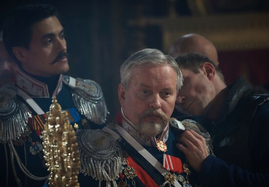 Shooting of Alexei Uchitel's film "Matilda"