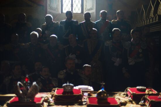 Shooting of Alexei Uchitel's film "Matilda"