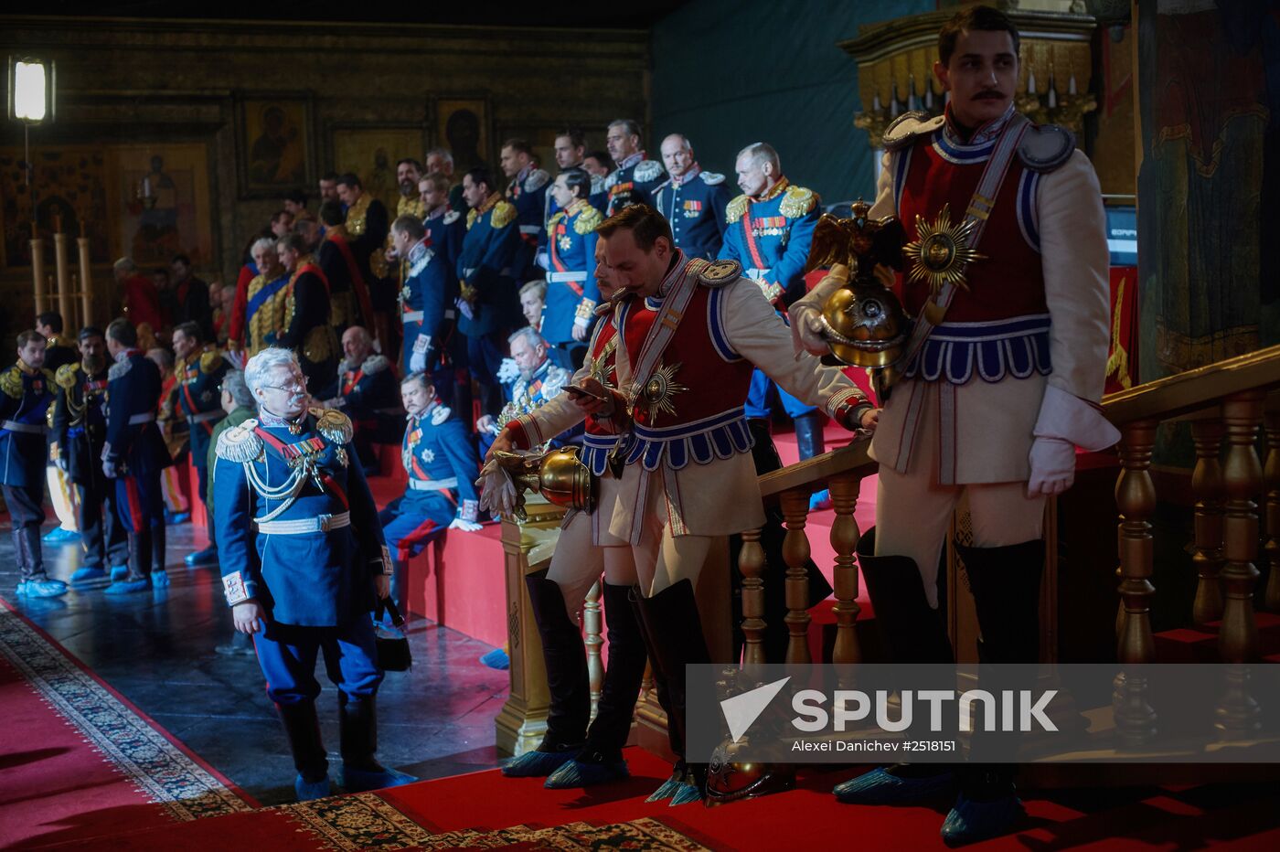 Shooting of Alexei Uchitel's film "Matilda"