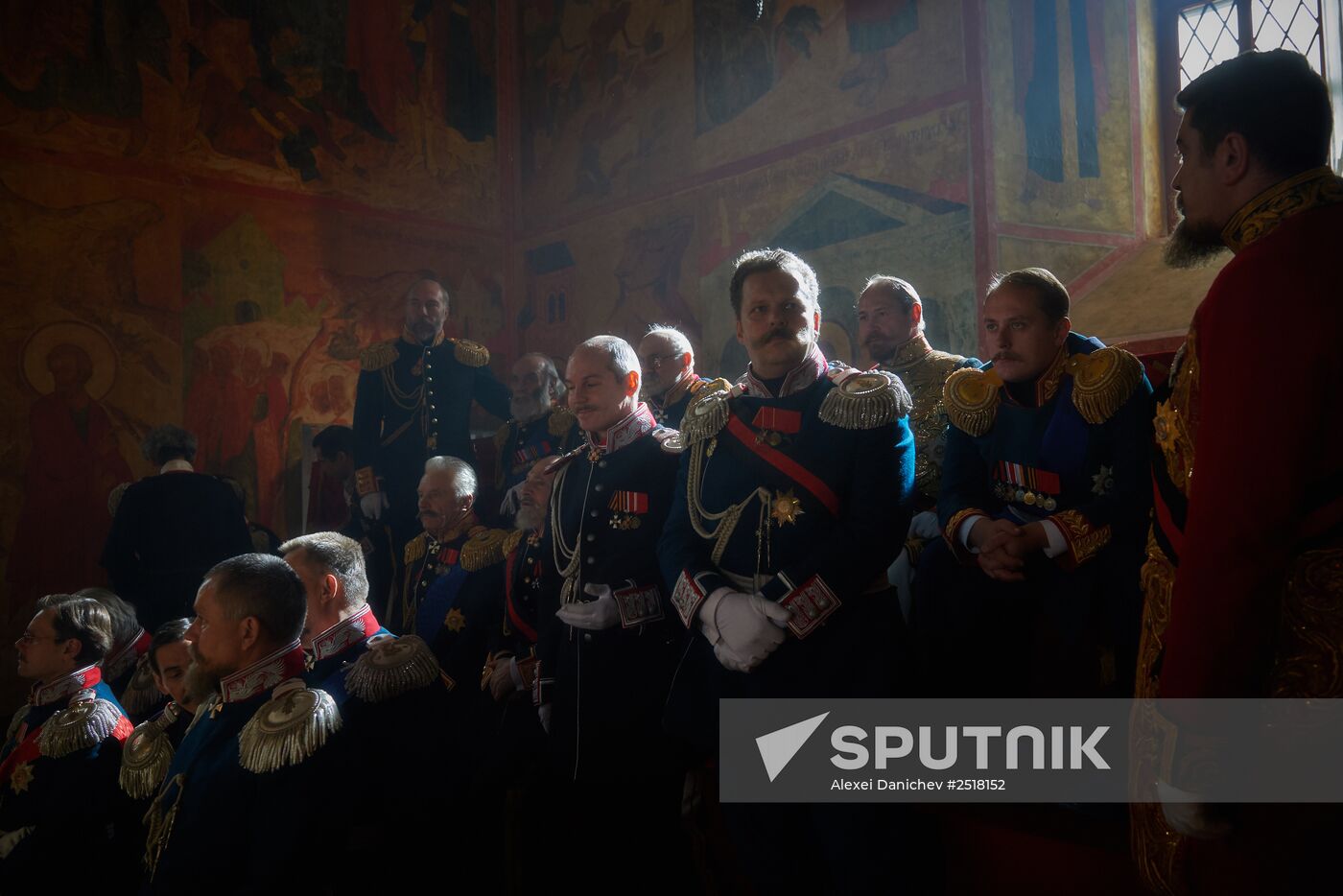 Shooting of Alexei Uchitel's film "Matilda"
