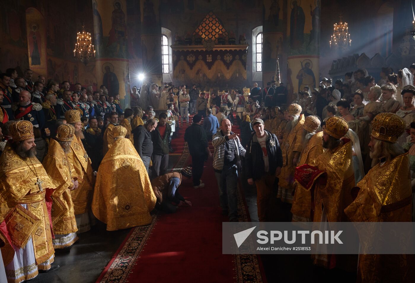 Shooting of Alexei Uchitel's film "Matilda"