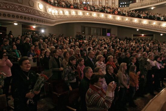 Singer Iosif Kobzon in Donetsk