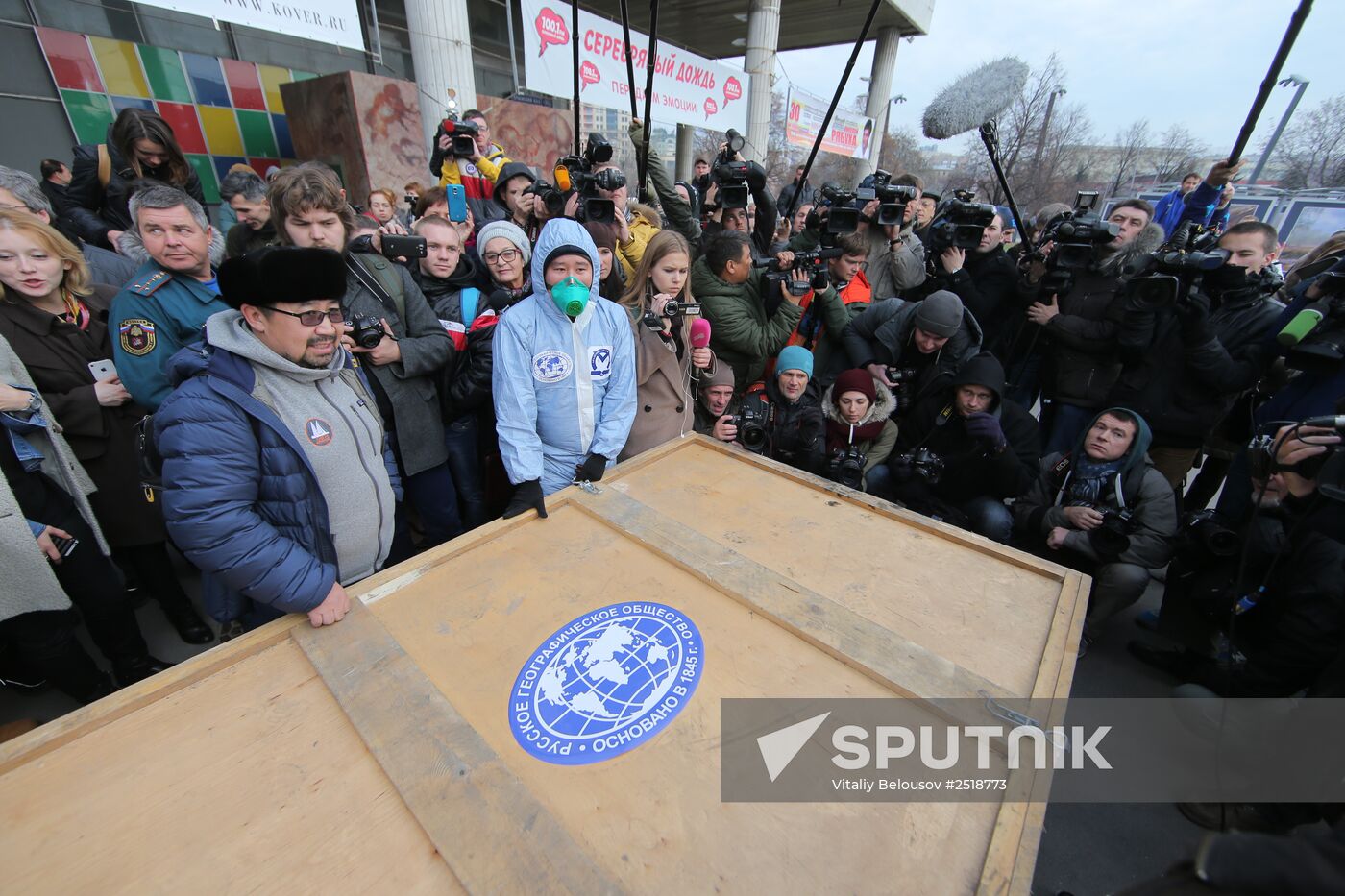 Famous Yakutian baby mammoth delivered to Central Artist House