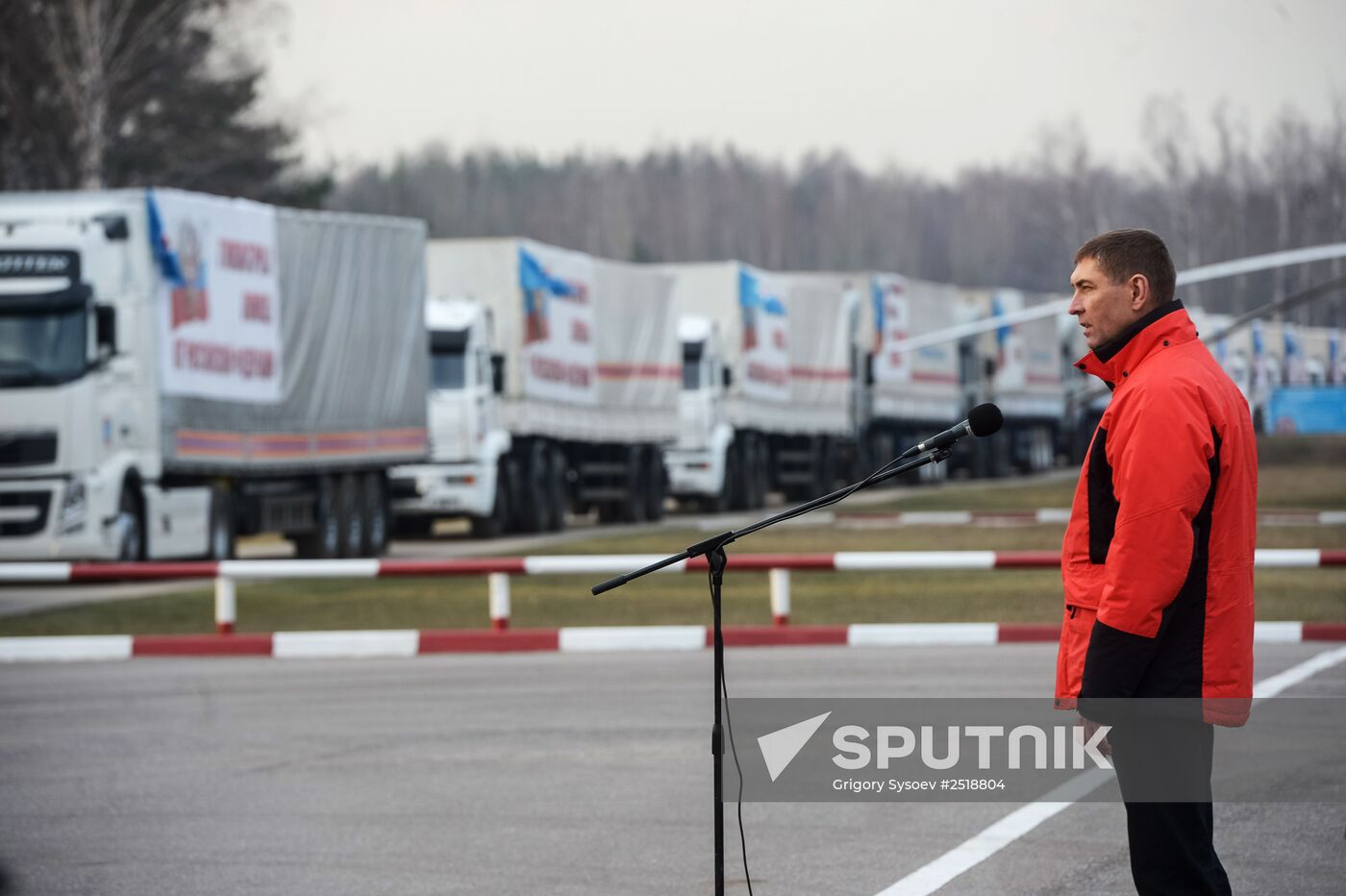 Russian humanitarian aid convoy sent to Ukraine
