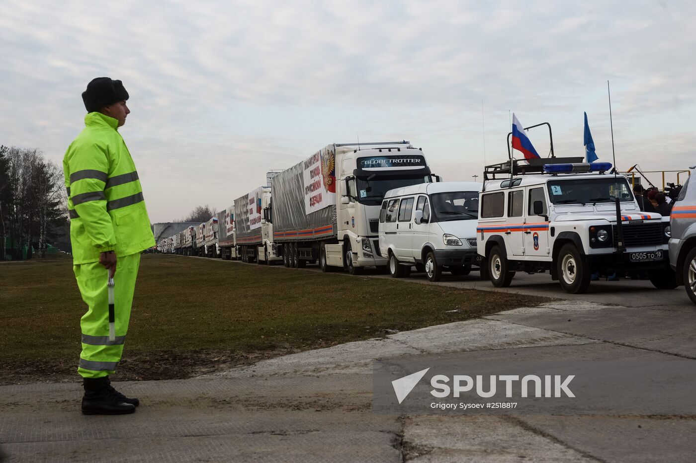 Russian humanitarian aid convoy sent to Ukraine
