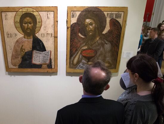 Opening of exhibition "Conservation in the Hermitage. Through the Prism of Time"