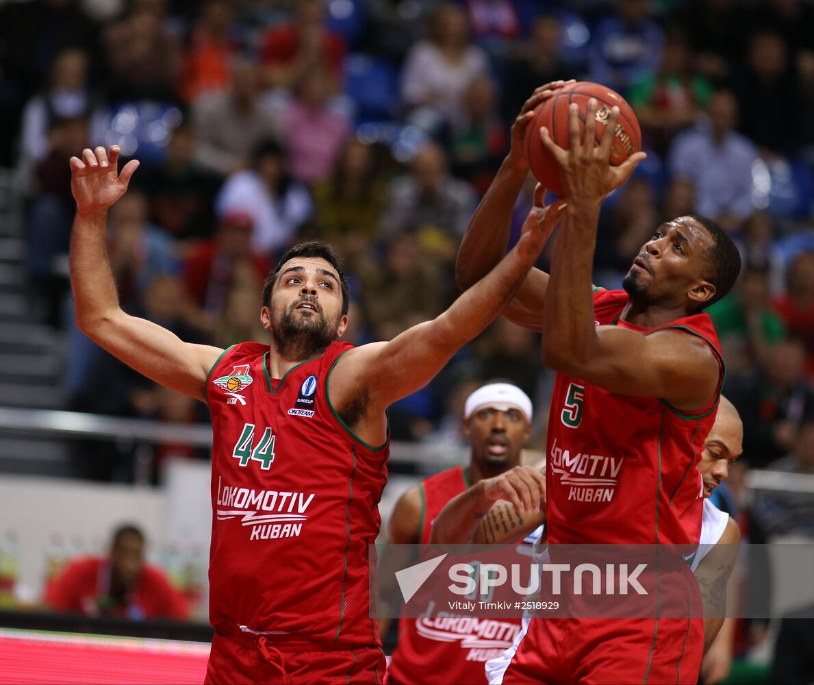 Eurocup Basketball. Lokomotiv Kuban Krasnodar vs. PAOK