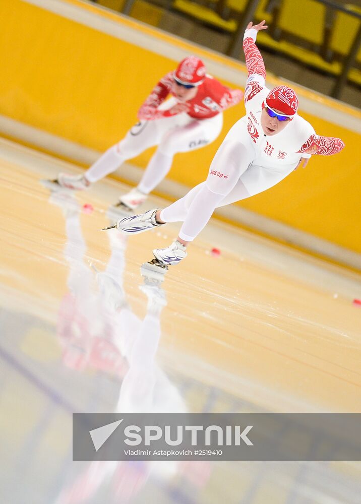Speed skating. National qualifications
