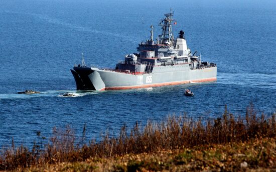 Pacific Fleet Marines hold exercise in Primorsky region