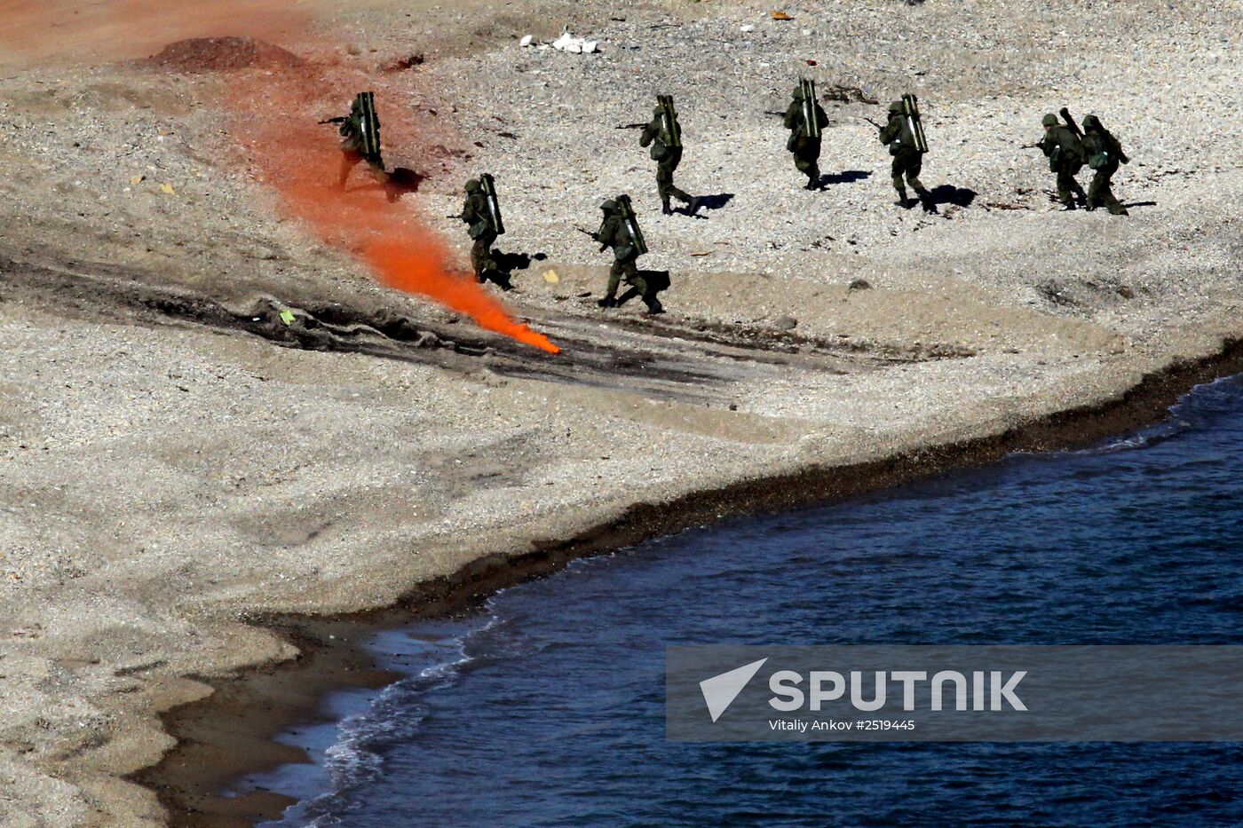 Pacific Fleet Marines hold exercise in Primorsky region