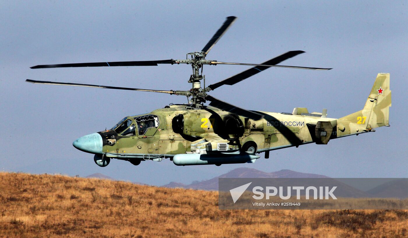 Pacific Fleet Marines hold exercise in Primorsky region