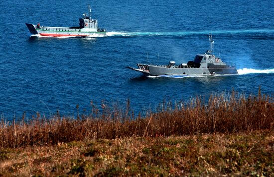 Pacific Fleet Marines hold exercise in Primorsky region