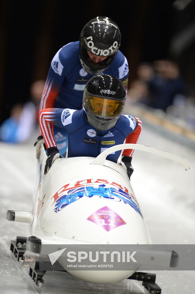 Bobsleigh. Russian Champioships. Two man/Women. Day One