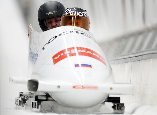 Bobsleigh. Russian Champioships. Two man/Women. Day One