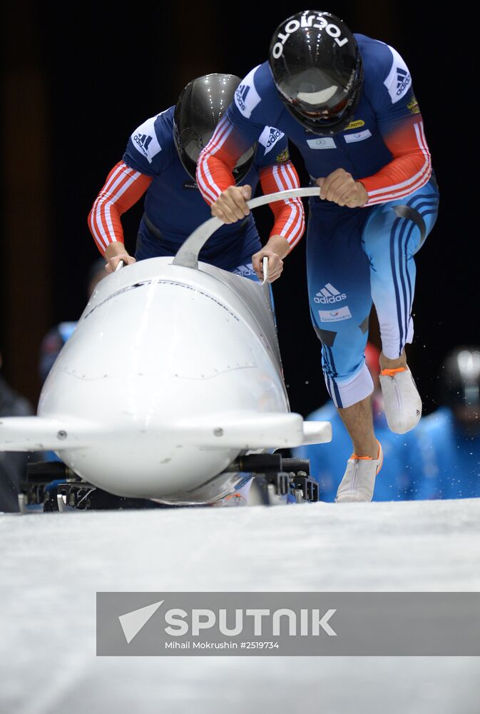 Bobsleigh. Russian Champioships. Two man/Women. Day One