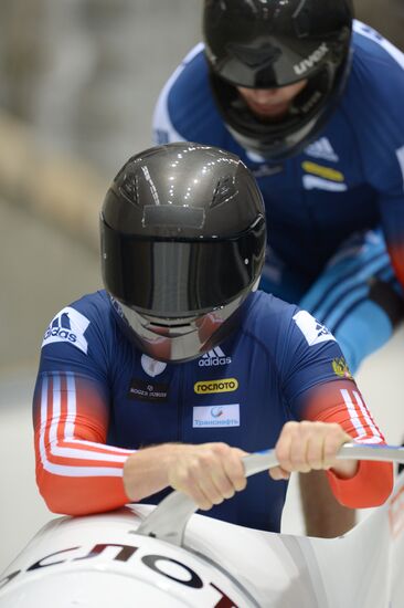 Bobsleigh. Russian Champioships. Two man/Women. Day One