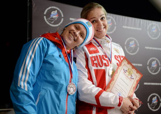 Bobsleigh. Russian Champioships. Two man/Women. Day One