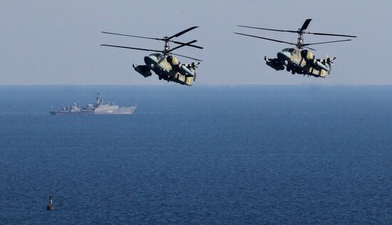 Pacific Fleet Marine Force tactical exercises in Primorye