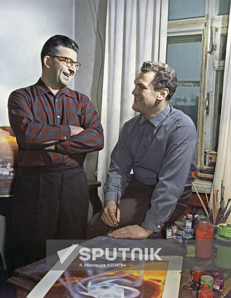 Arkady Strugatsky and Andrei Sokolov