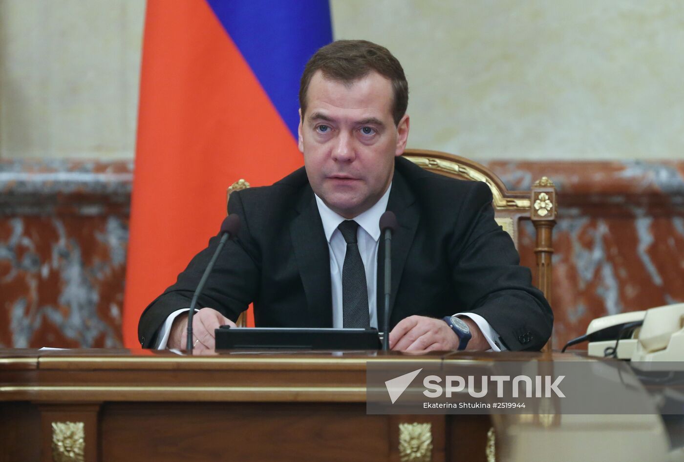 Dmitry Medvedev chairs Government meeting