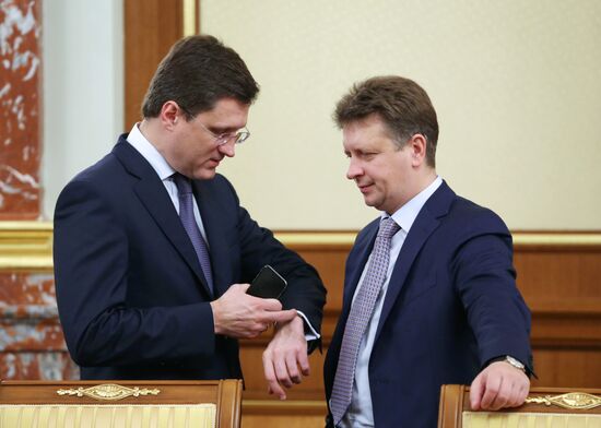 Dmitry Medvedev chairs Government meeting
