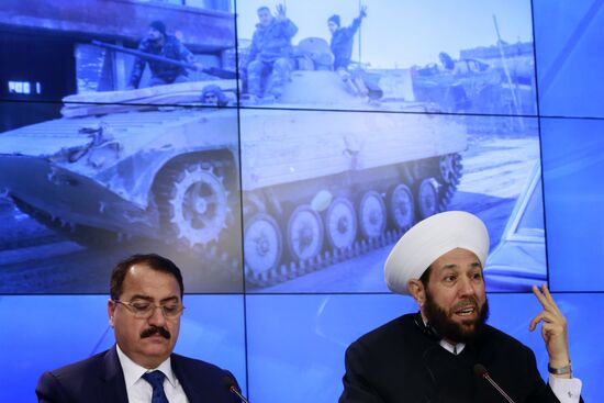 Press conference by Ahmad Badreddin Hassoun, Grand Mufti of Syria