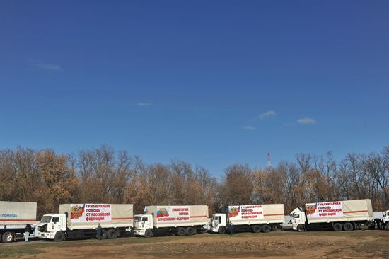 Humanitarian aid convoy arrives in Rostov Region