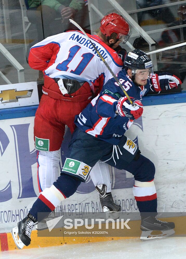 Ice hockey. KHL. Torpedo vs. CSKA