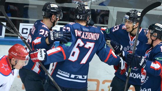 Ice hockey. KHL. Torpedo vs. CSKA