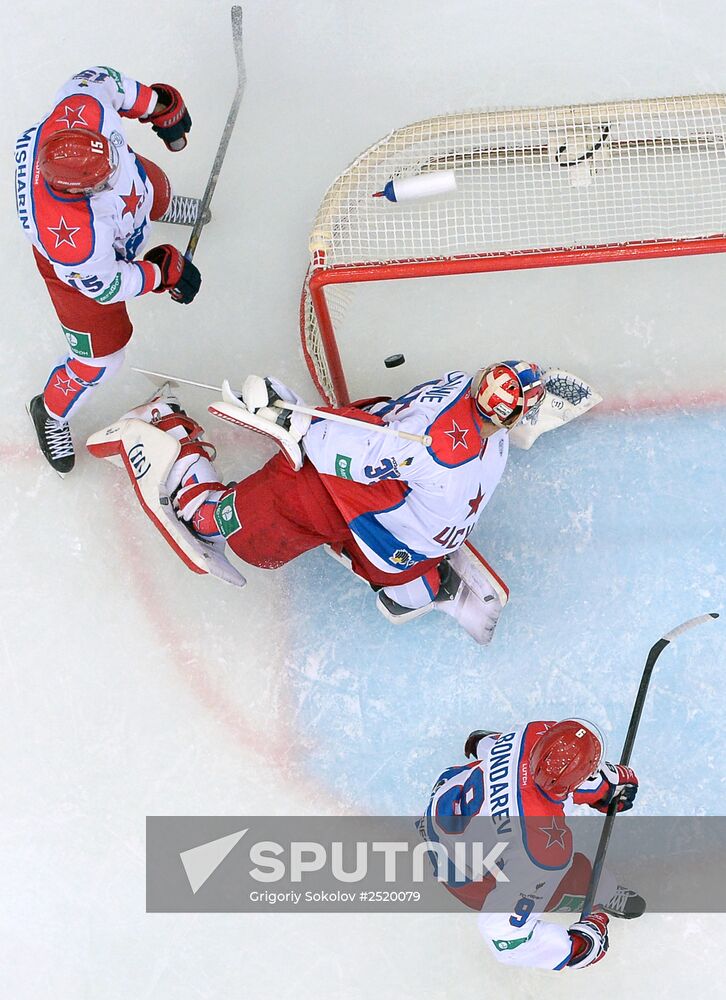 Ice hockey. KHL. Torpedo vs. CSKA