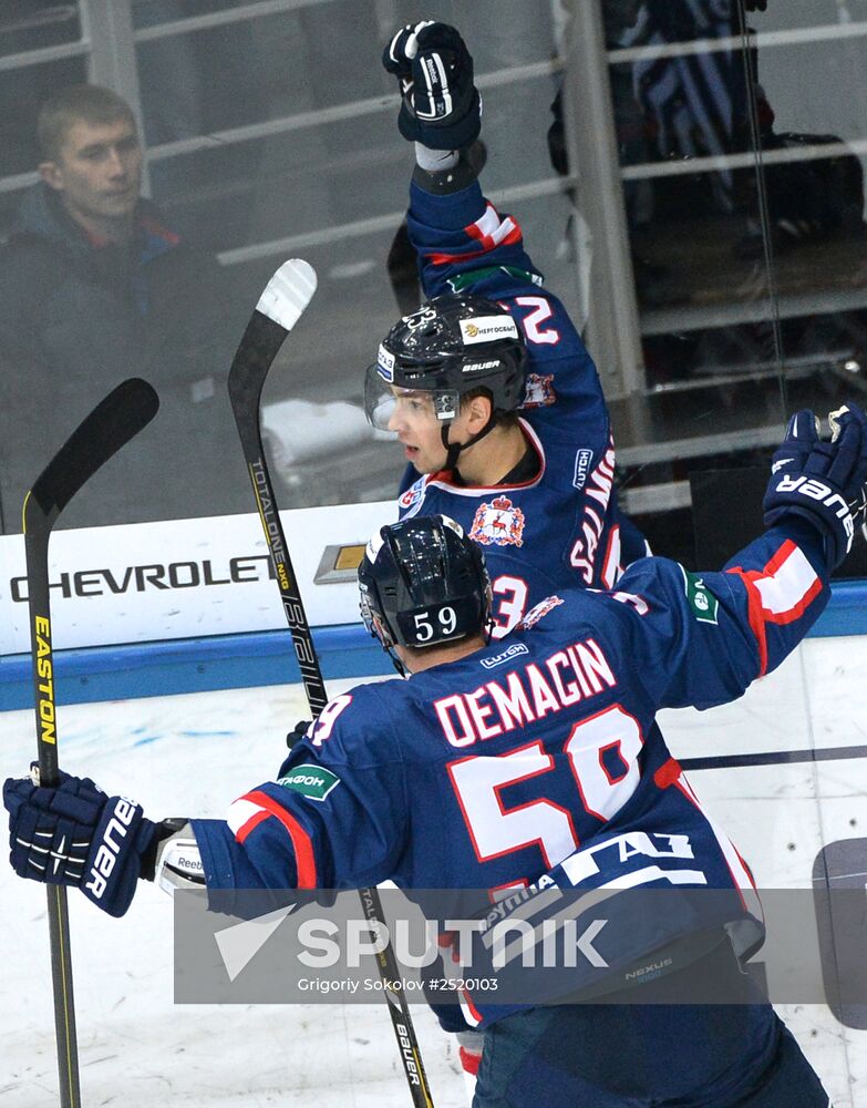 Ice hockey. KHL. Torpedo vs. CSKA